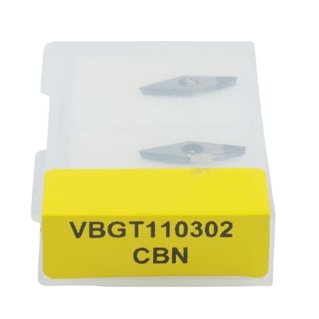 TeeRees 2Pcs Cnc BlADe Vcmt1604/1103 Pcd/Cbn Tipped Turning insert Cnc Lathe Cutter for Aluminum Copper Non-Ferrous Metals Cutting Parts VCMT110302 CBN