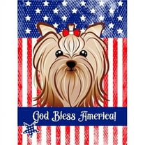Caroline's Treasures BB2134GF Yorkie Yorkishire Terrier Flag Garden Size , Small, multicolor
