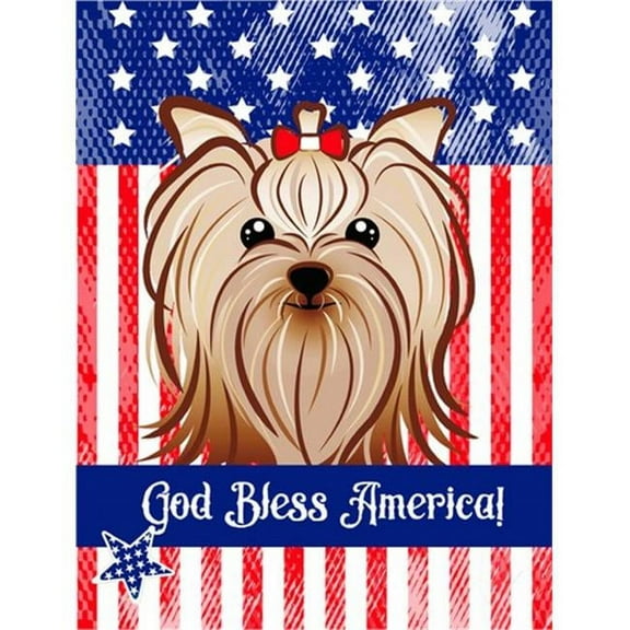 Caroline's Treasures BB2134GF Yorkie Yorkishire Terrier Flag Garden Size , Small, multicolor