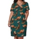 thumbnail image 2 of Vestido de novia holgado con estampado de PANDA Rojo para mujer vestidos de bolsillo para fiestas vestidos de fiesta elegantes de lujo para fiesta de boda, 2 of 6