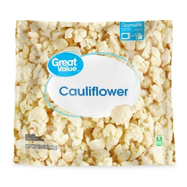 Great Value Frozen Cauliflower, 12 oz Bag, No Added Preservatives