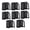 black, variant on Bathroom Scale Holder Wall Mount, Multi-Use Wall Mounted Scale Holder for Bathroom & Kitchen