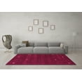 thumbnail image 3 of Ahgly Company Indoor Round Abstract Purple Contemporary Area Rugs, 3' Round, 3 of 4