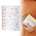 thumbnail image 2 of Solivara Notebook Protector Glitter Star Cover For Budget Planner Envelopes Journal Albums And Organizer Folder(Pink,5.71*4.33in), 2 of 9