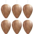 thumbnail image 1 of 6 Pack Wasp Nest Decoy Safe Hanging Wasp Deterrent for Hornets Yellow Jackets, 1 of 7