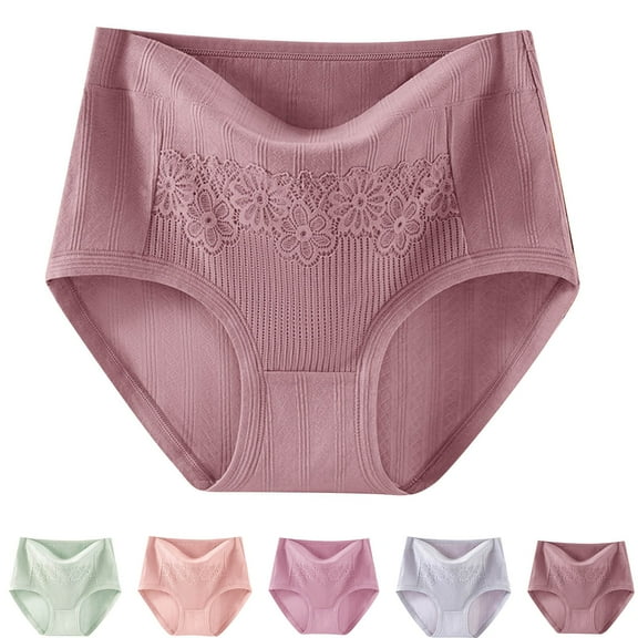 HAOTAGS Shapewear Panties for Women,Adjustable Waist Ventilated High Waist Causal Panties Purple XL