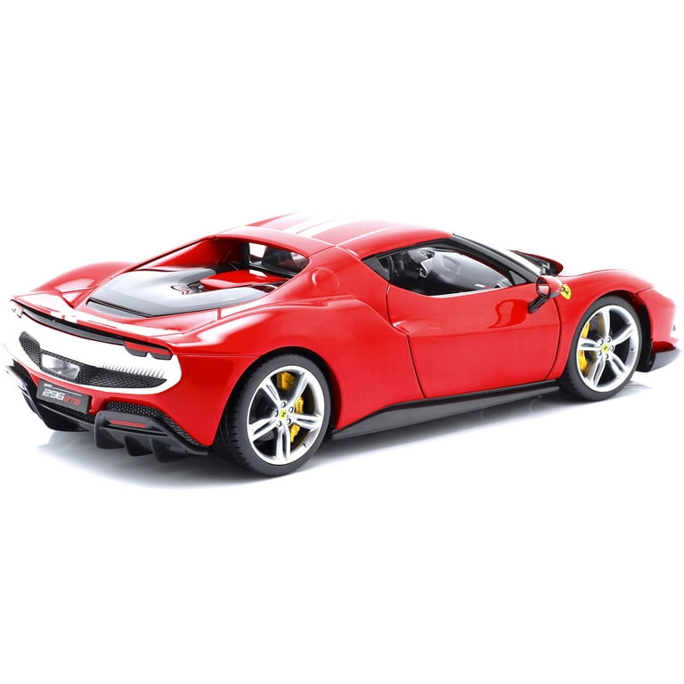 Ferrari 296 GTB Assetto Fiorano Red with White Stripes 
