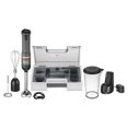 thumbnail image 1 of BLACK+DECKER Kitchen Wand Cordless Immersion Blender, 3 in 1 Multi Tool Set, Hand Blender with Charging Dock, Whisk and Milk Frother, Grey (BCKM1013KS01), 1 of 5