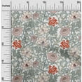 thumbnail image 1 of oneOone Cotton Silk White Fabric Leaves & Floral Fabric For Sewing Printed Craft Fabric By The Yard 42 Inch Wide, 1 of 4