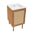 thumbnail image 2 of Classe 18" Bathroom Vanity in Oak, 2 of 15