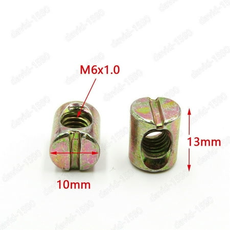 

1/4 M4 M5 M6 M8 M10 Furniture Barrel Nuts Dowel Furniture Cot Embedded Nuts