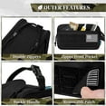 thumbnail image 4 of Pavilia Tactical Toiletry Bag for Men, Hygiene Travel Bag, Military Dopp Kit, Water Resistant Molle Pouch, Mens Shaving Grooming Essentials, Bathroom Shower Toiletries Small Organizer Case, Black, 4 of 9