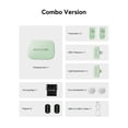 thumbnail image 4 of Hollyland Lark A1 Wireless Mini Microphone for iPhone & Android, Wireless Lavalier Microphone with USB-C RX, Lightning RX, Charging Case (Green), 4 of 7