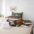 thumbnail image 4 of Erosebridal Bohemian Aztec Bedding Sets Twin Size,Hippie Tribal Comforter Sets with Sheets,Lightweight Reversible Bed in a Bag Twin size,Boho Decoration,7pcs, 4 of 6