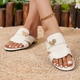 thumbnail image 5 of ATENAR Womens Sandals Fashion Solid Color Women Sandals Outdoor Shoes Women Brown 6, 5 of 9