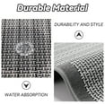 thumbnail image 4 of SIXHOME 2-Piece Non-Slip Kitchen Rug Set, Washable Absorbent Mats, 19.7"x31.5" & 29.5"x72", Gray, for Sink, Laundry, Hallway, 4 of 6