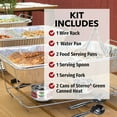 thumbnail image 4 of Sterno 8-Piece Camping Cookware Set, Includes 3 Foil Pans, 2 Canned Heating Fuel, 1 Rack, 2 Tools, 4 of 6