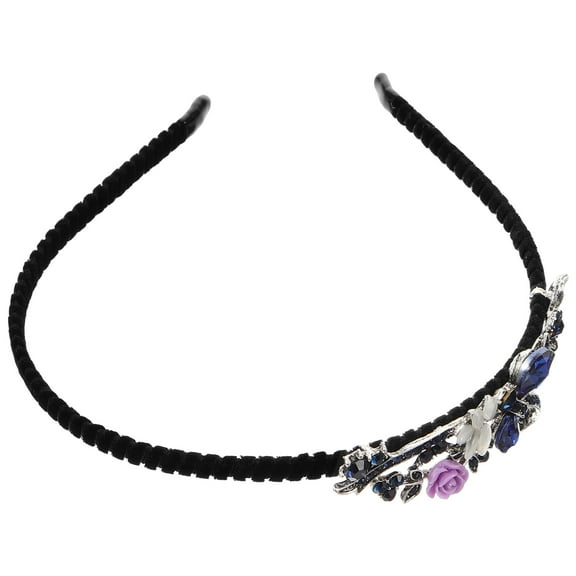 HAKIDZEL 1Set Blue Iron Headbands Women Vintage Style Dressy Headbands for Women