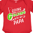 thumbnail image 4 of Inktastic Going Golfing with My Papa- Kids Golf Boys or Girls Long Sleeve Baby Bodysuit, 4 of 5