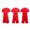 I-013 Red, variant on Children's Solid Color Football Suit Set For Campus Sports Games Performance Matches Training Uniforms And s For Kids