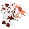 thumbnail image 1 of 100PCS 20X20MM Disco Boule Verre Miroir Autocollants Autocollant Mural, 1 of 5