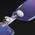 thumbnail image 5 of Fournitures Scolaires Lunettes de Lecture Bifocales Transparentes Sans Monture Bloquant la Lumière Bleue pour Hommes et Femmes Lunettes Utilisation Lointaine Légères Grossissantes Anti-Éblouissement Réduisent la Fatigue Oculaire Mode, 5 of 5