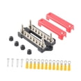 thumbnail image 2 of Bloque de distribución de energía Zulema de 6 vías 150 A con cubierta para solar de automóvil RV Tapa roja, 2 of 8