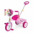 thumbnail image 1 of Triciclo Patin Barra Empuje Cajuela Con Bolso Minnie Rosa, 1 of 3