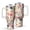 Dogs with Flowers, variant on OBREWU Dogs with Flowers Tumbler with Handle and Lid,Dogs with Flowers 40oz Double Wall Vacuum Insulated Tumbler,Cups Gift for Women and Men