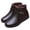 Brown, variant on Women Winter B𝗈𝗈𝑡𝑠 Comfortable S𝗅ip On Booties Warm Cotton Shoes with Thick Fl𝖾𝖾c𝖾 Li𝗇𝗂ng, Cozy Soft Plush Booties Casual Walking Shoes for Fall and Cold Weather