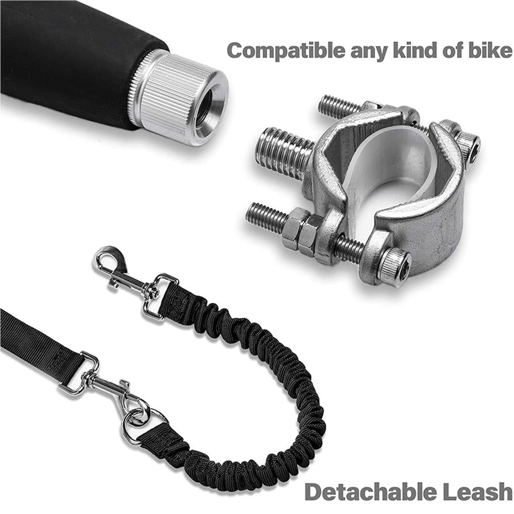 mmirethe Bike Dog Leash Quick Release Iron Dog Exerciser Leash Outdoor Pet Dog Leash