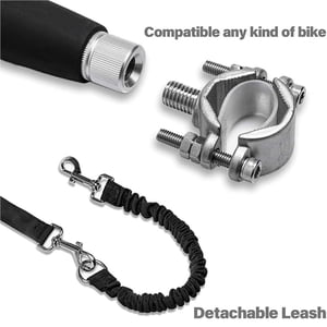 Mmirethe Feuille de chien de vélo Release rapide Exercise chien de fer Leash Outdoor Pet Dog Leash