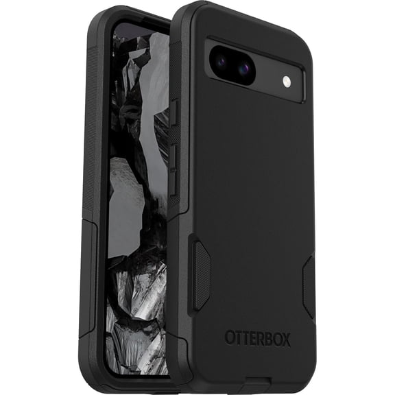 OtterBox Google Pixel 8A (Only) - Commuter Series Case - Black - Slim & Tough - Pocket-Friendly - with Port Protection