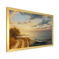 thumbnail image 2 of Designart 'Romantic Morning By The Sea' Nautical & Coastal Framed Art Print, 2 of 4
