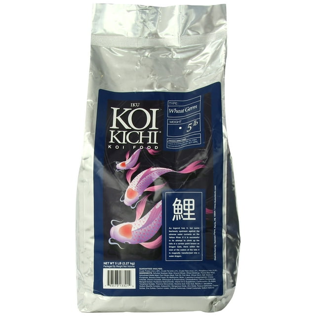 IKU KOI KICHI Germe de Blé Nourriture pour Poisson KOI, 5 Livres