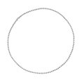 thumbnail image 3 of Pure Titanium Chain Necklace Glass Bead Chain Pendant is Not Easy to Rust Simple Light Weight Titani, 3 of 5