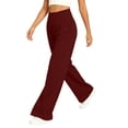 thumbnail image 7 of Gfyviroh High Waist Pants for Women Soft Flowy Plus Size Workout Pants Cozy Solid Pockets Loose Athletic Trousers, 7 of 7