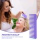 thumbnail image 4 of 2 peines grandes para desenredar el cabello, peine de dientes anchos para cabello rizado, cabello seco y húmedo, peine desenredante sin mango, 4 of 5