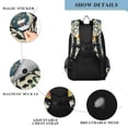 thumbnail image 4 of FORMRS Unisex School Backpack 17" Student Travel Bag with Laptop Compartment, Vibrant Floral, 4 of 7