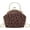 Coffee, variant on Women's Leopard Evening Clutch with Chain, Printed Evening Handbag Party Leopard