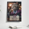 thumbnail image 5 of Badass Cats Wall Calendar 2026, Funny Cat Calendar with 12 Hilarious Photos, Humor Themed Wall Calendar for Home Decor, 5 of 5