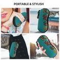 thumbnail image 6 of Xecao Elephants for Eyeglass Case Soft Shell, Portable Sunglass Case, Fashionable Eyeglass Case with Zipper, Lightweight, 6 of 6