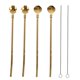 thumbnail image 1 of 1 Set Reusable Stainless Steel Beverage Straws and Spoons, 1 of 3
