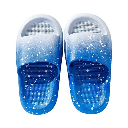 

QIANGONG Toddler Shoes Toddler Baby Girl Slippers Open Toe Shoe Home Shoes Soft Soled Sandals (Color: Blue Size: 30-31 )