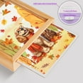 thumbnail image 4 of Welcome Fall Cocker Enjoys School Time Autumn Fall Leaves Acrylic Plaque with Wood Photo Frame Box Cockers Dog Lover Gifts Light Box - 02013, 4 of 5