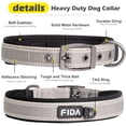 thumbnail image 3 of Collar para perros Fida Heavy Duty, acolchado de neopreno, para razas medianas, 3 of 7