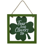Four Leaf Clovers Wood Wall Decoration St Patrick's Day Home Decor