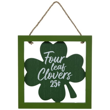 Four Leaf Clovers Wood Wall Decoration St Patrick's Day Home Decor