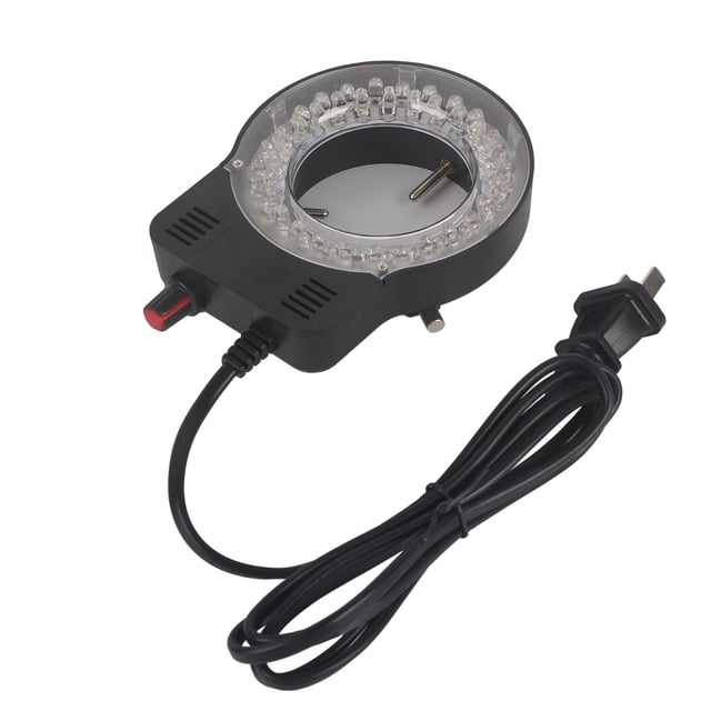 Lámpara LED NikouMX de 52 Cuentas Anillo de Luz Ajustable para Microscopio