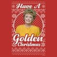 thumbnail image 2 of Women's The Golden Girls Ugly Christmas Blanche Portrait Racerback Tank Top, 2 of 4